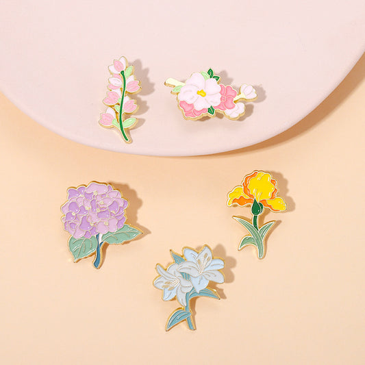 Charming Floral Lily Violet Brooch Pins - Unique Gifts for All Occasions