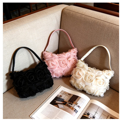 Fashion Floral Handbag Trendy Evening Bag
