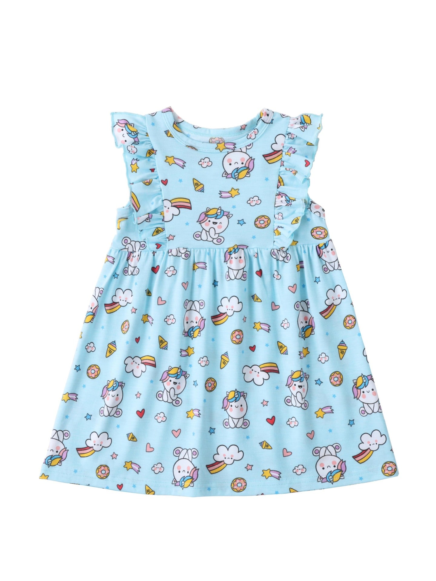 Cartoon Lace A-Line Dress For Girls