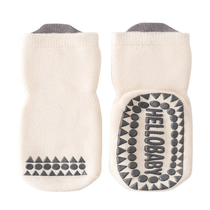 Baby Floor Socks Non-Slip Mid-Calf Socks for Boys and Girls
