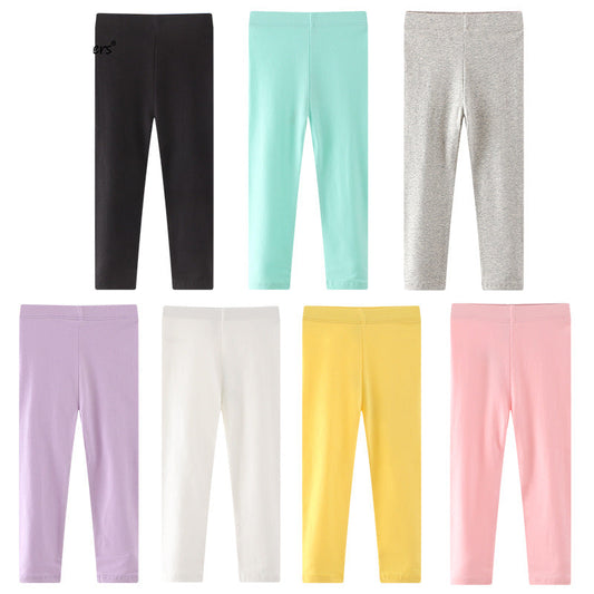 Girls' Cotton Leggings Casual Anti-Mosquito Trousers