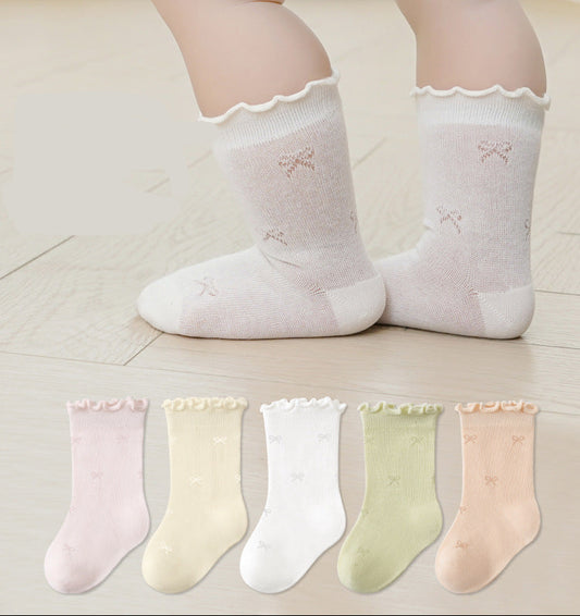 Cartoon Baby Socks Breathable Lightweight Cotton Toddler Socks