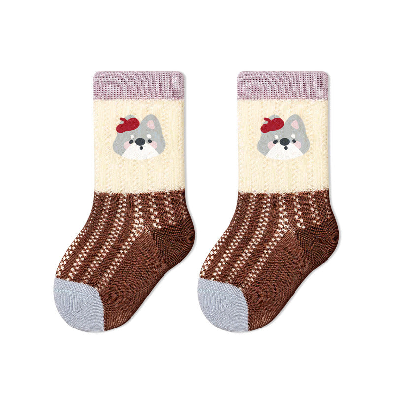 Cartoon Baby Socks Breathable Cotton Ankle Socks