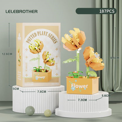 Compatible Lego Flower Succulent Plant Building Blocks Toy