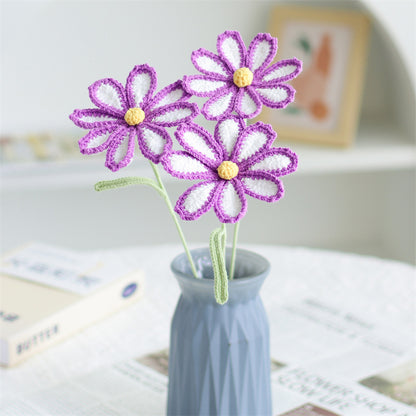 Single Stem Dried Flower Rose Tulip Bouquet Decor