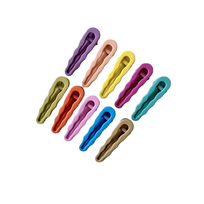 Colorful Wave Pattern Hair Clips Set for Kids