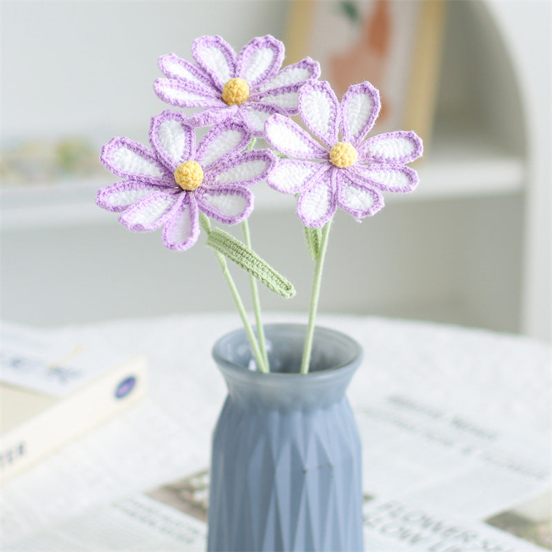 Single Stem Dried Flower Rose Tulip Bouquet Decor