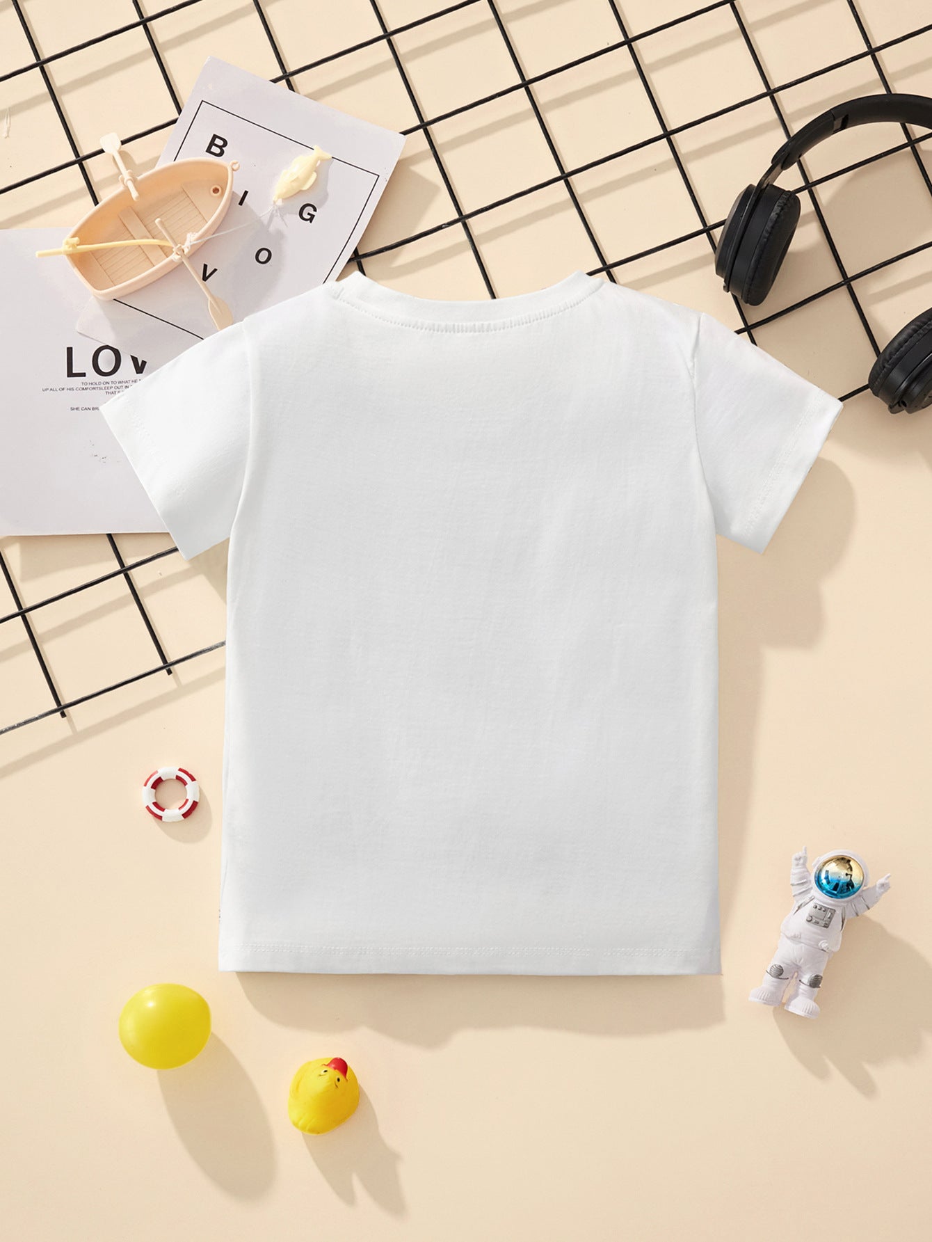 Little Bitty Boys' Summer T-Shirt Animal Cartoon Moisture-Wicking Casual Style