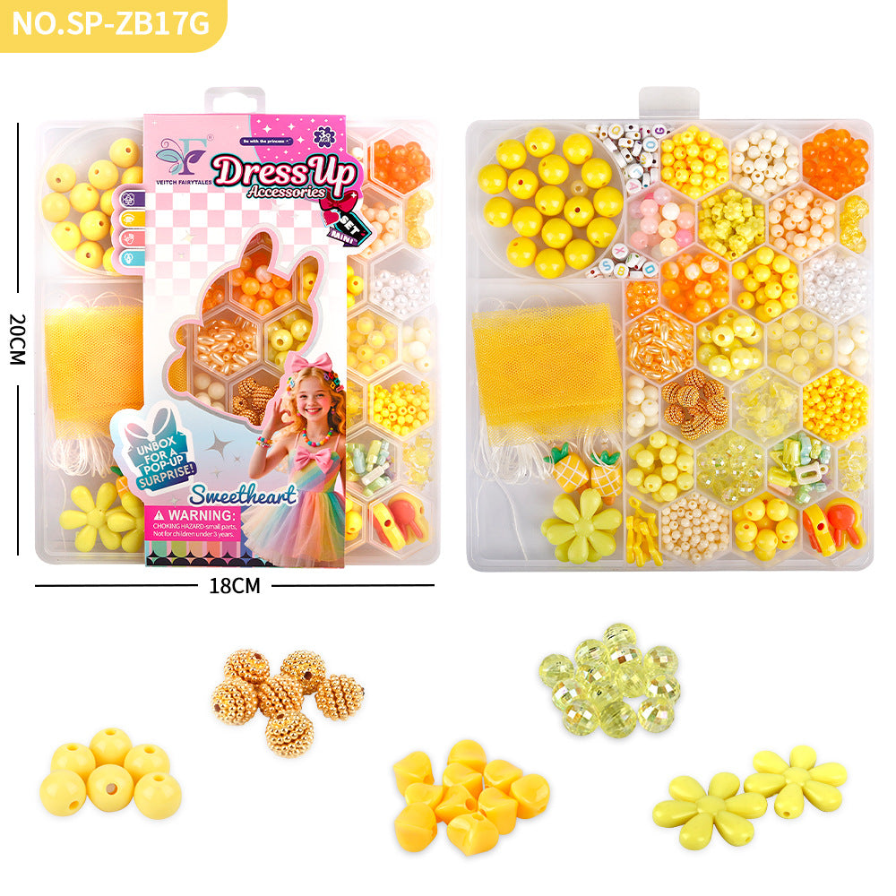 Diy Children's Bead Craft Kit - Creative Jewelry Making for Kids