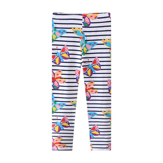 Girls' Classic Leggings Comfortable Cotton Stretch Pants