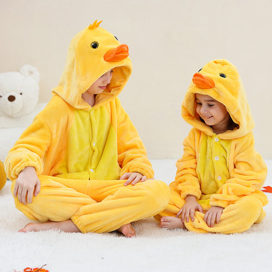Animal Costume Fleece Onesie for Kids - Perfect for Easter Fun