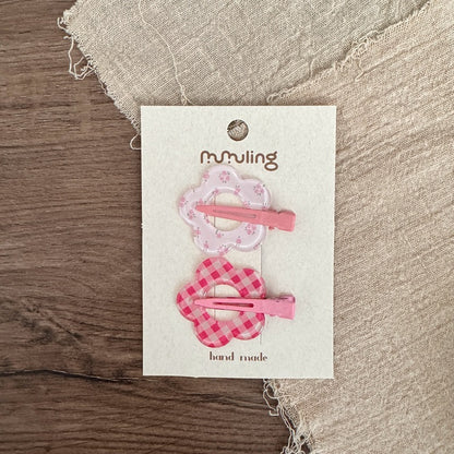 Colorful Star and Flower Hair Clips for Kids