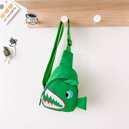 Cute Dinosaur Backpack Casual Crossbody Bag for Kids