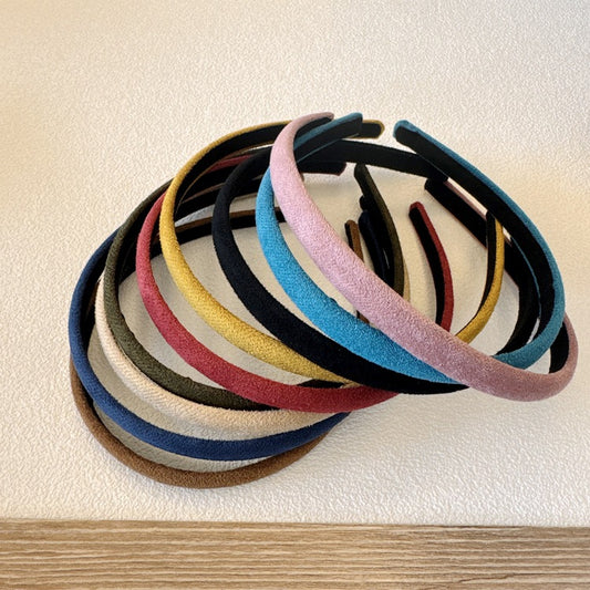 Colorful Suede Hair Bands for Kids - Chic and Stylish Accessory