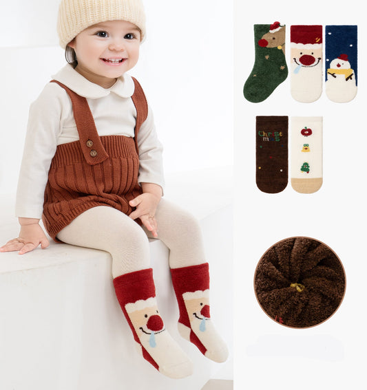 Cartoon Baby Socks Thick Cozy Mid-Calf Socks