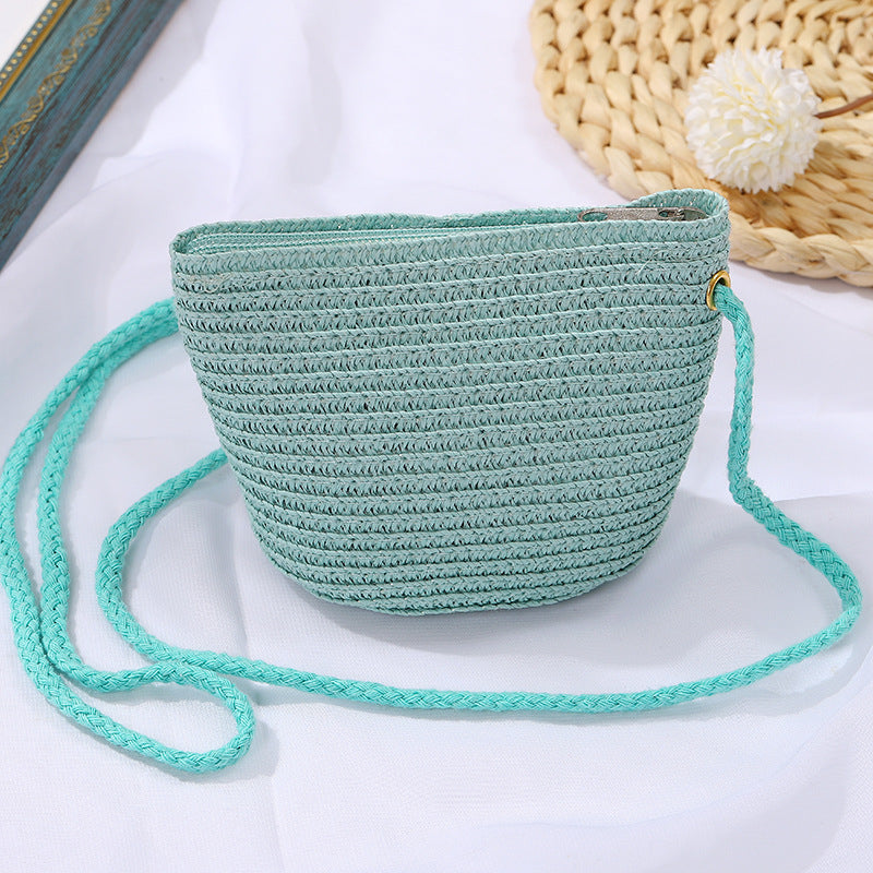 Cute Woven Kids Bag Set with Hats for Boys and Girls
