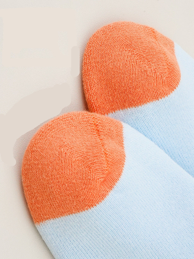 Cartoon Design Thick Cotton Mid-Calf Socks for Kids