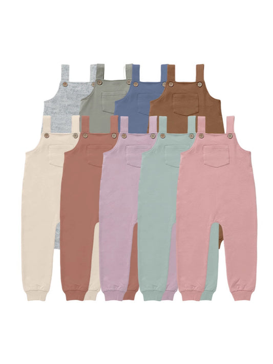Trendy Children's Overall Pants Soft Cotton for All Seasons