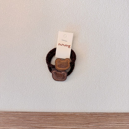Cute Cartoon Bear Fruit Hair Ties for Kids