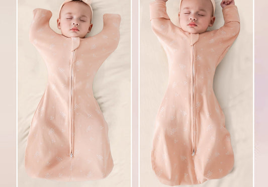 All-Season Cotton Infant Swaddle Sleep Bag with Cartoon Patterns