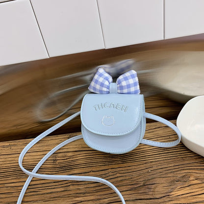 Trendy Mini Crossbody Bag with Cute Bow for Kids