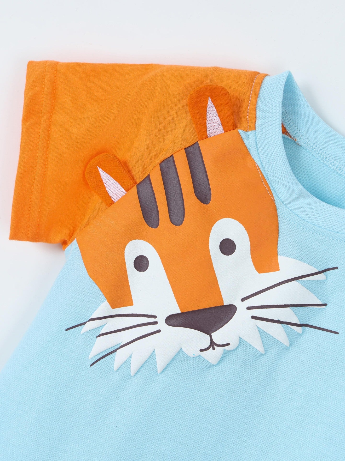 Cartoon Print Cotton T-Shirt for Boys - Casual Summer Top