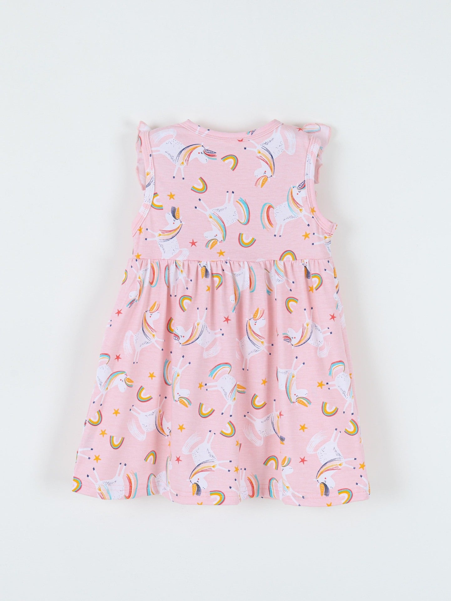 Summer Cute Cartoon A-Line Dress for Toddler Girls