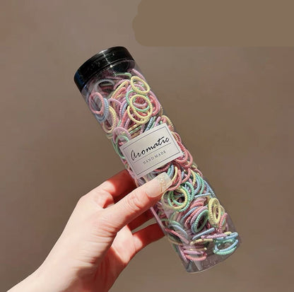 Children's Hair Ties Soft Fabric Durable Elastic Hair Bands