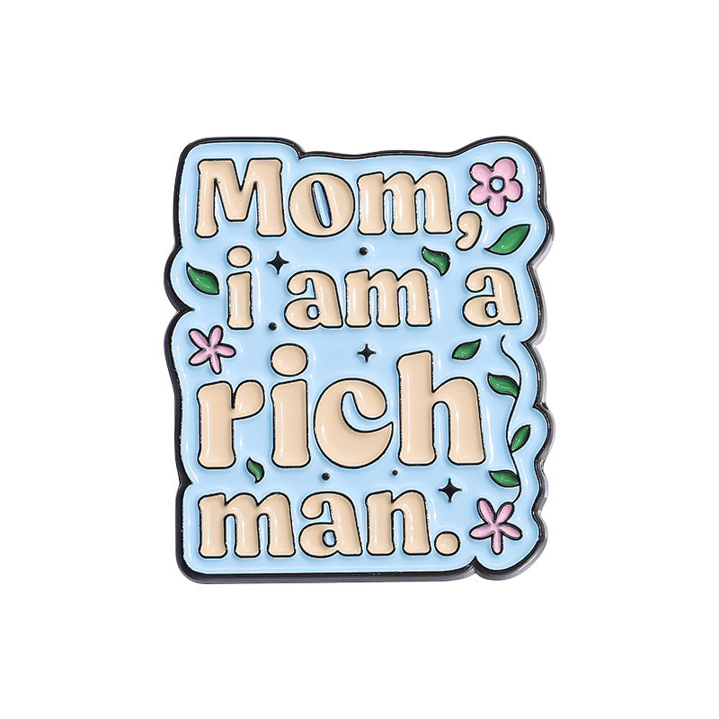Trendy Letter Enamel Pin A SWIFTIE Badge