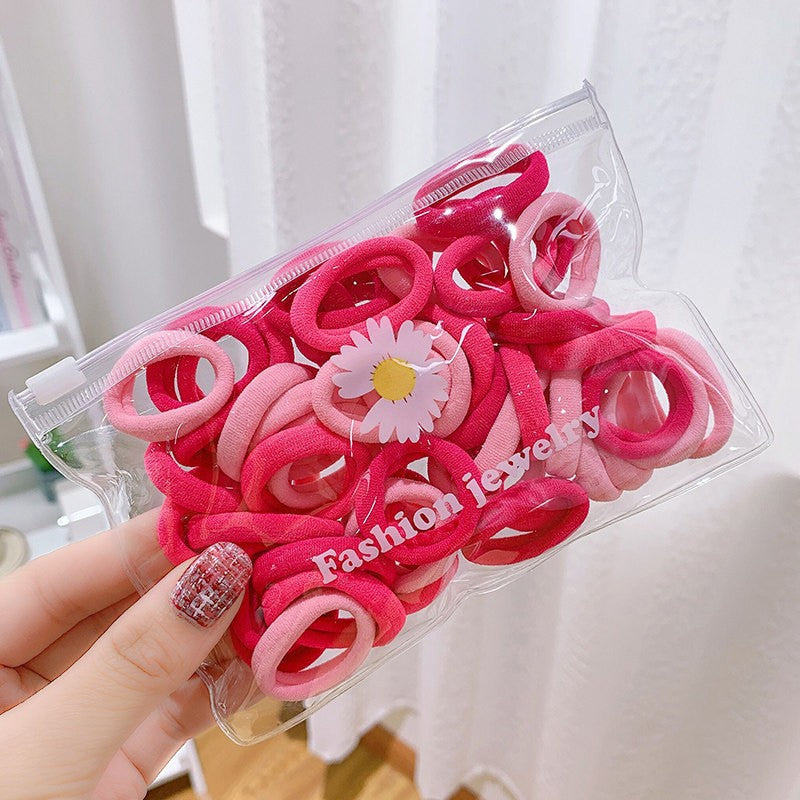 Colorful Elastic Hair Ties for Kids - Hair Accessories Set