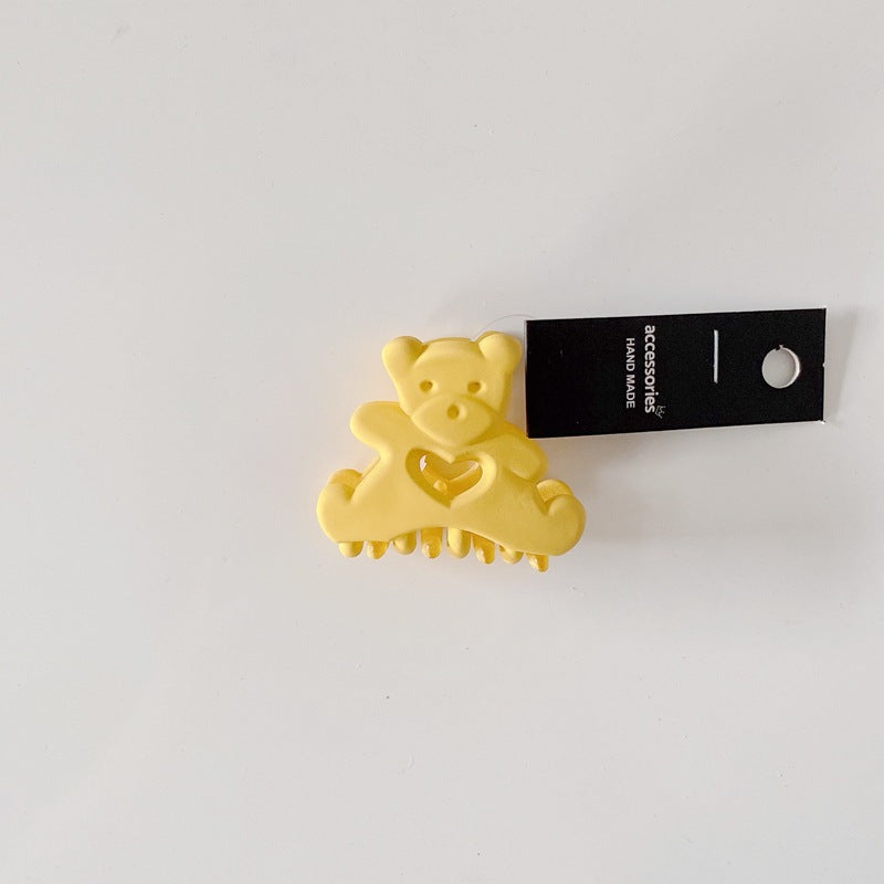 Cute Candy Color Bear Hair Clips for Girls