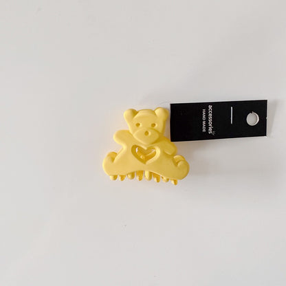 Cute Candy Color Bear Hair Clips for Girls
