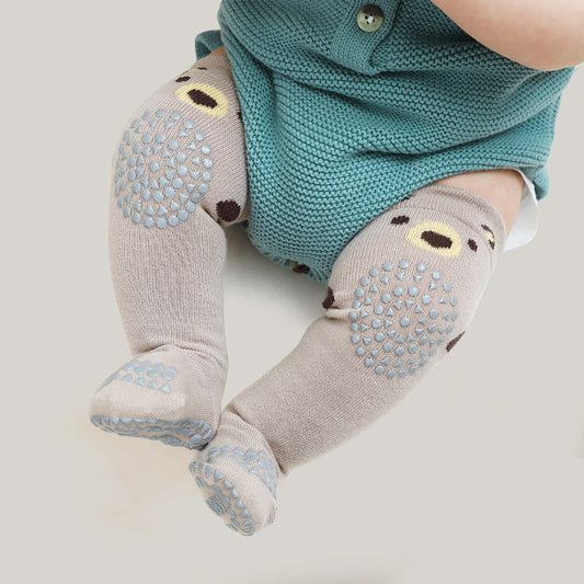 Children's Non-Slip Knee-High Socks Cute Cartoon Cotton Socks