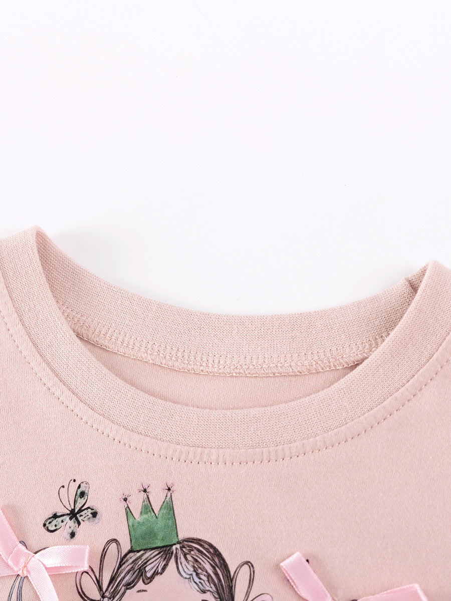 Girls' Tulle Dress Cute Short Sleeve Princess Dress