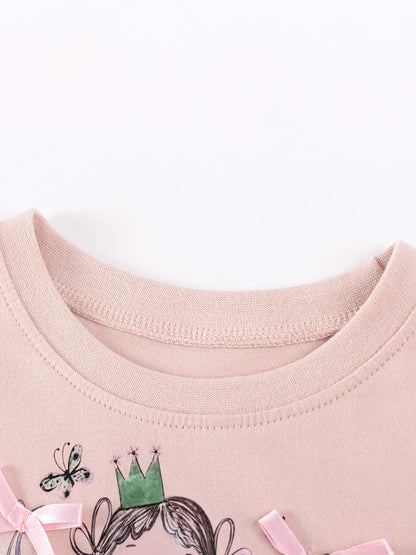 Girls' Tulle Dress Cute Short Sleeve Princess Dress
