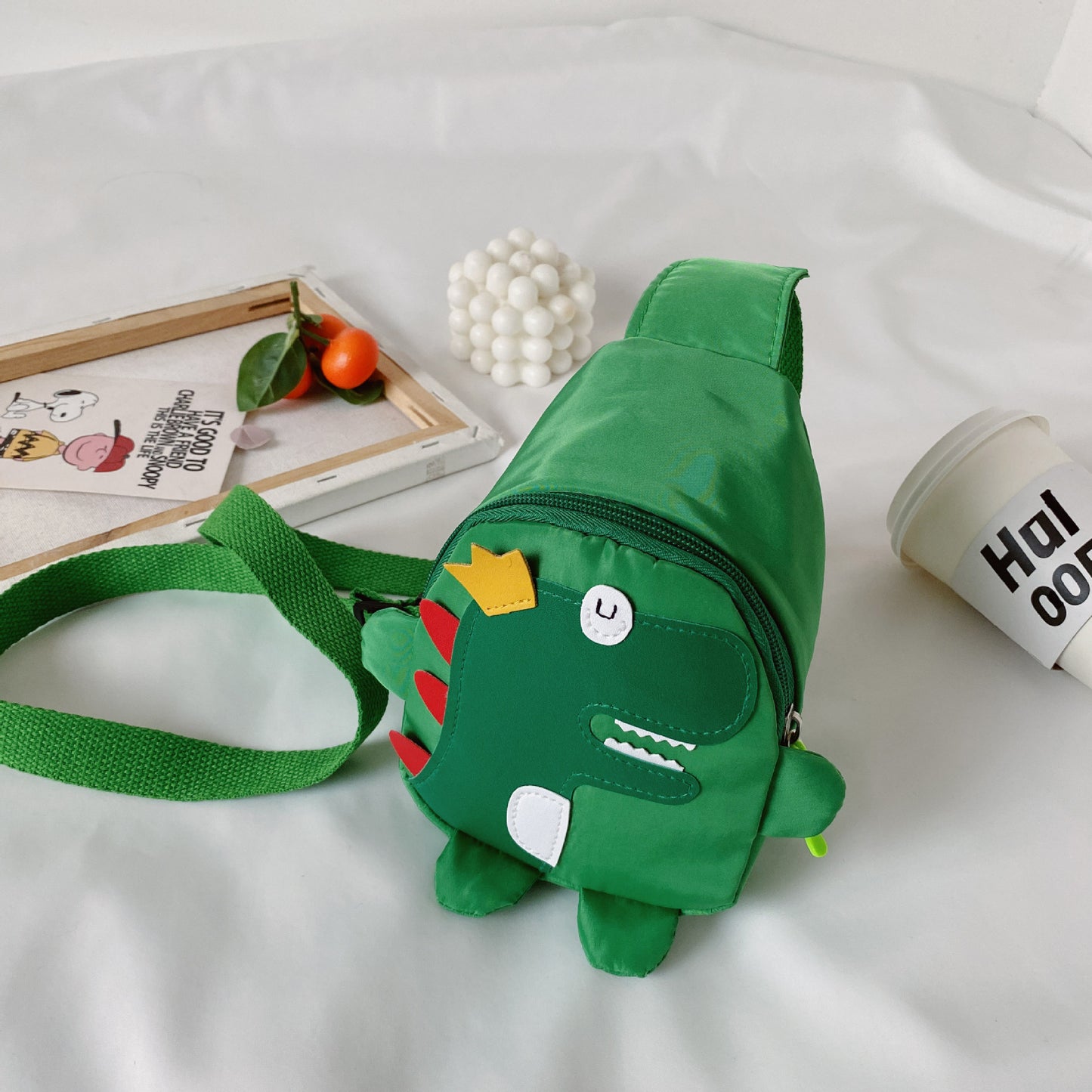 Cute Dinosaur Backpack Casual Crossbody Bag for Kids