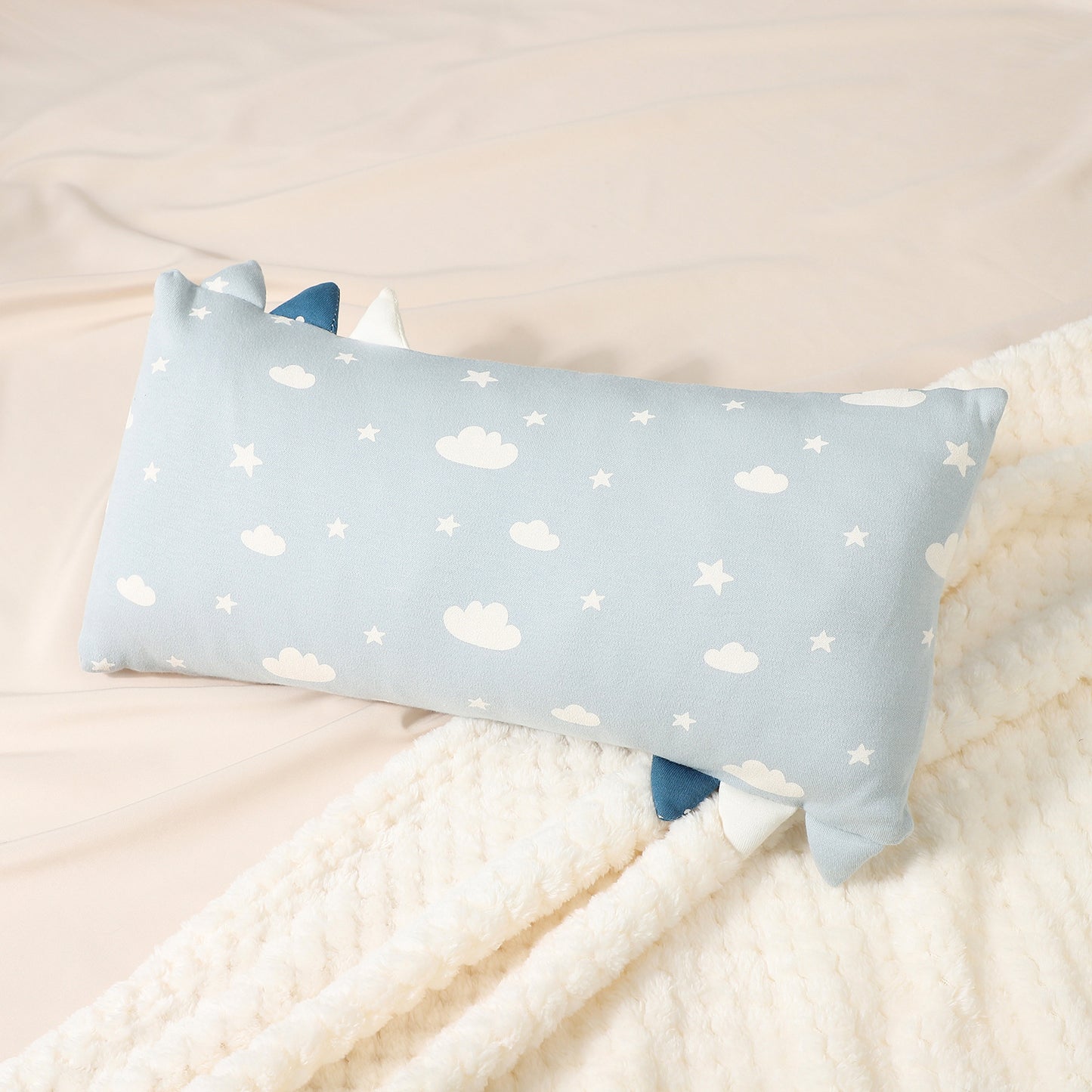 Pure Cotton Baby Comfort Pillow with Cute Design