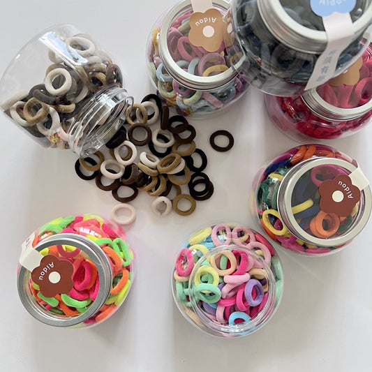 120 Pack Children's Hair Ties Assorted Colors for Kids