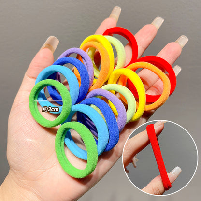 Colorful Elastic Hair Ties for Kids - Hair Accessories Set