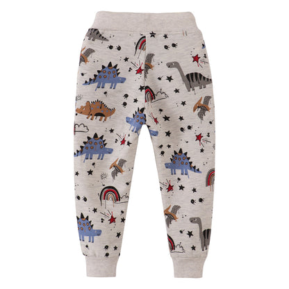 Children's Casual Cotton Trousers with Drawstring