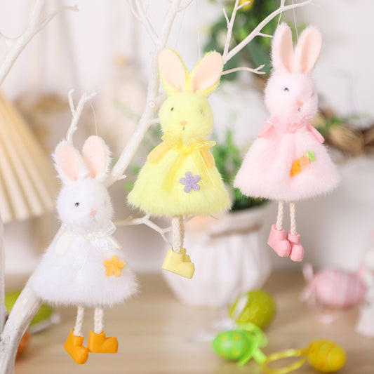 Easter Bunny Fabric Decorations for Home & Window Displays