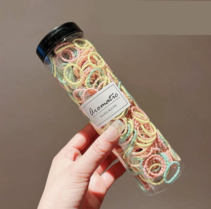 Children's Hair Ties Soft Fabric Durable Elastic Hair Bands