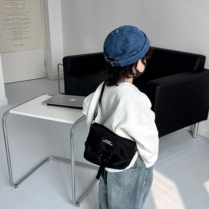 Trendy Canvas Crossbody Bag for Kids