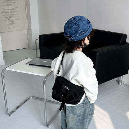 Trendy Canvas Crossbody Bag for Kids
