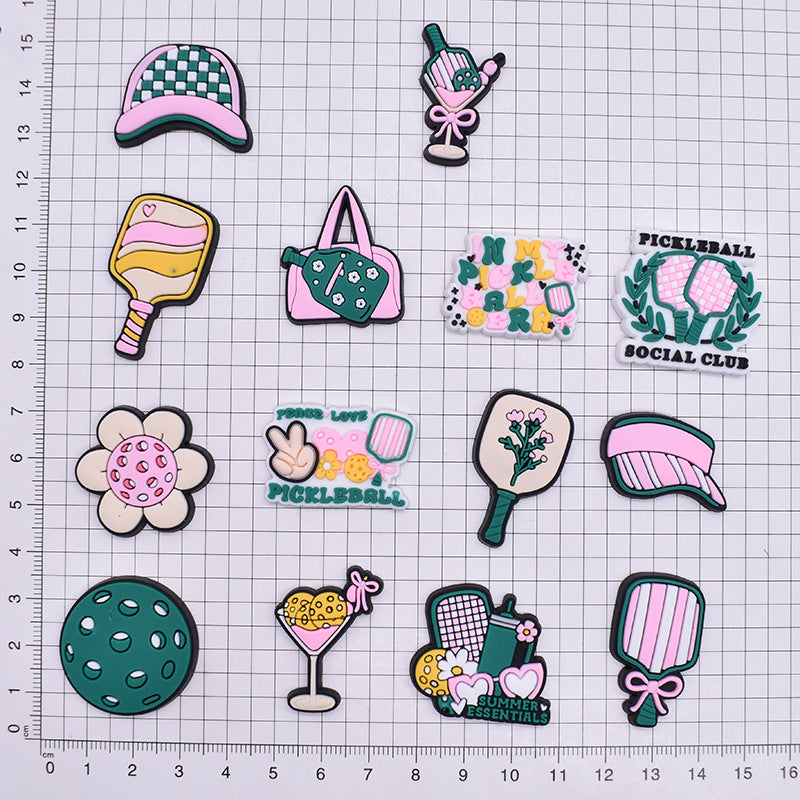 PVC Pea Shaped Removable Clog Shoe Charms