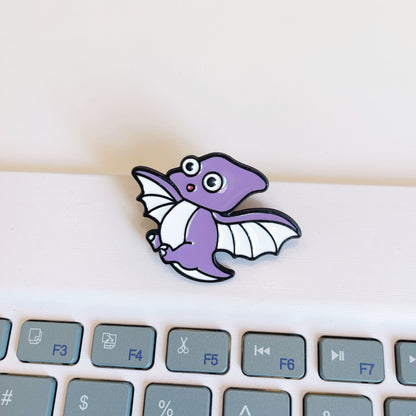 Cute Cartoon Dinosaur Brooches - Metal Pins for Students