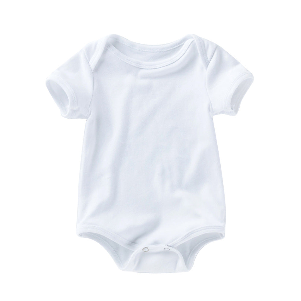 Breathable Cotton Short Sleeve Bodysuit for Infants