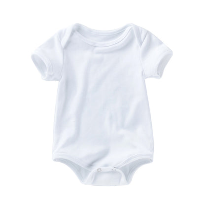 Breathable Cotton Short Sleeve Bodysuit for Infants