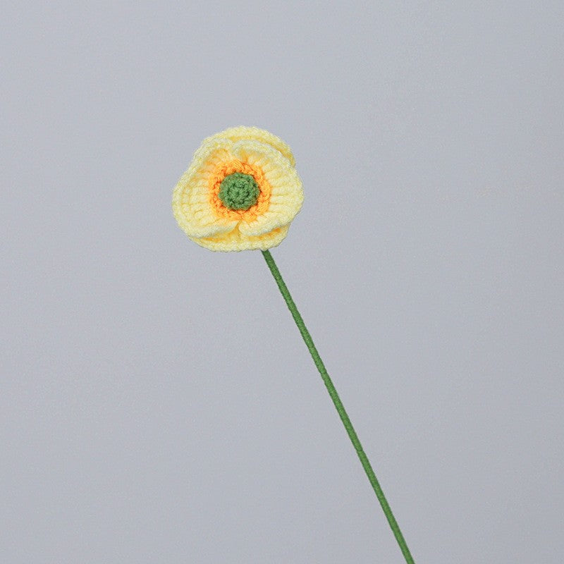 Single Stem Dried Flower Rose Tulip Bouquet Decor