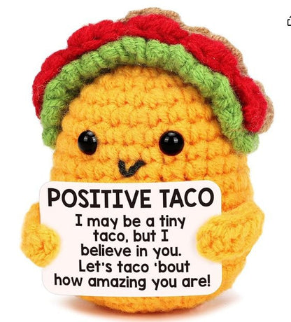 Handmade Positive Energy Potato Plush Toy with Quirky Expressions
